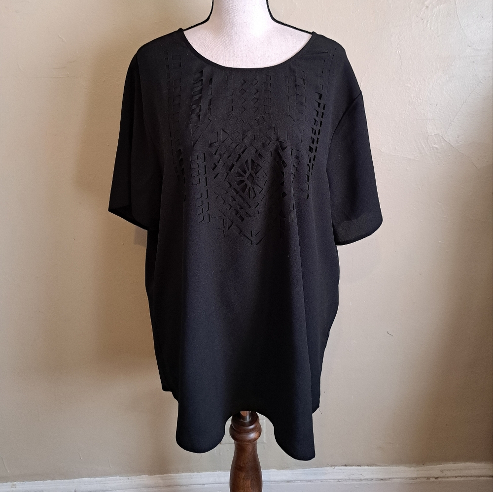 Black Banana Republic top.